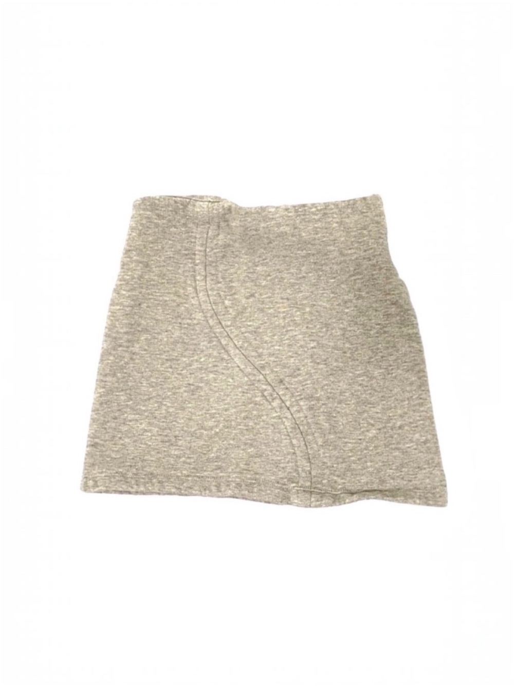 Marni Grey Fleece lined sweatshirt skirt with a swirl 4T